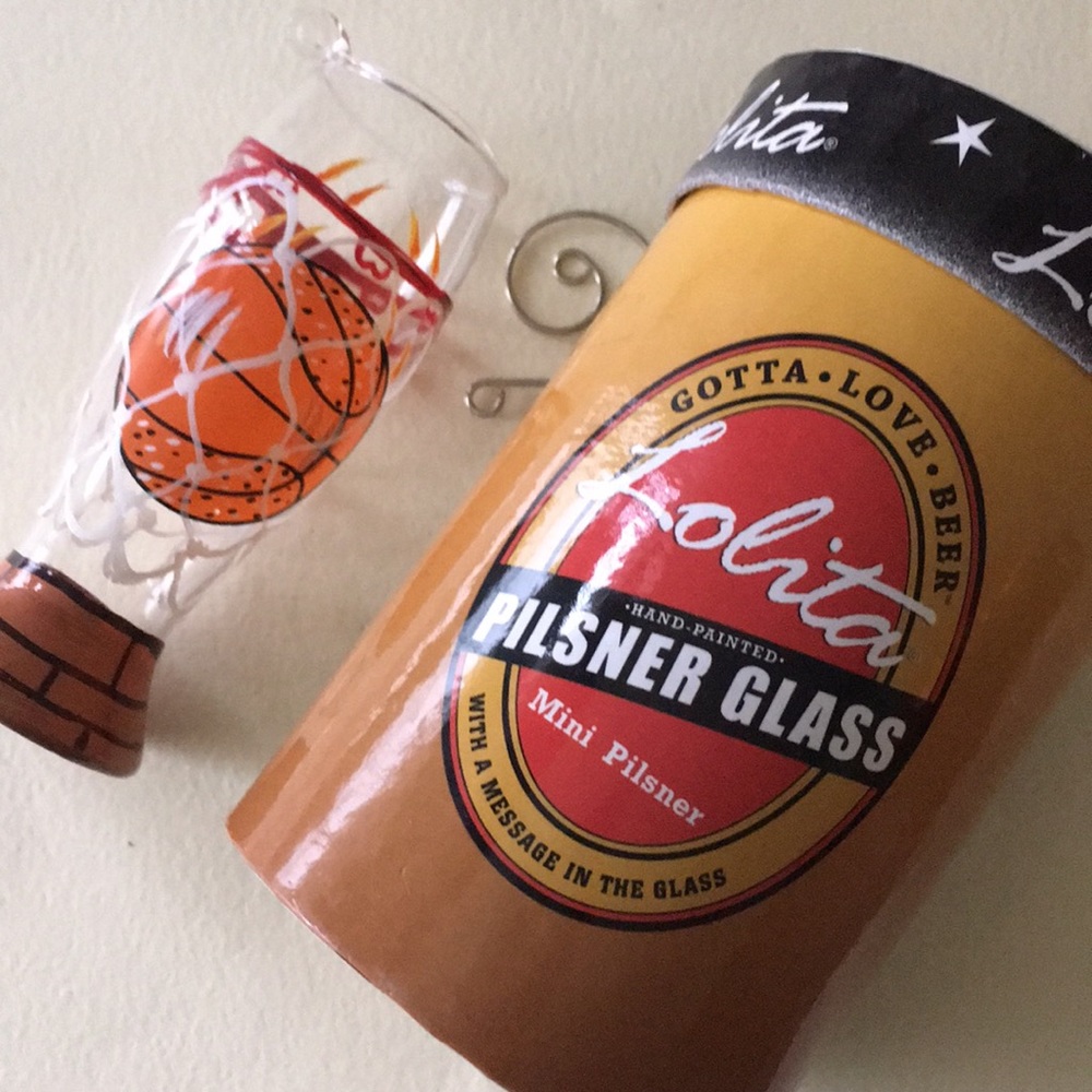Lollita basketball Pilsner ornament